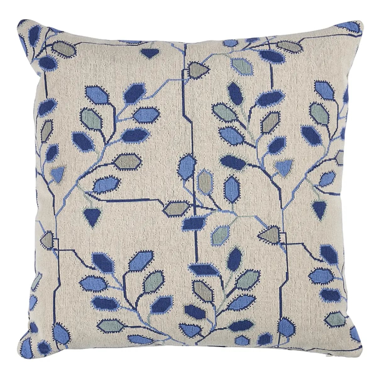 Tumble Weed Epingle Pillow_ DELFT BLUE