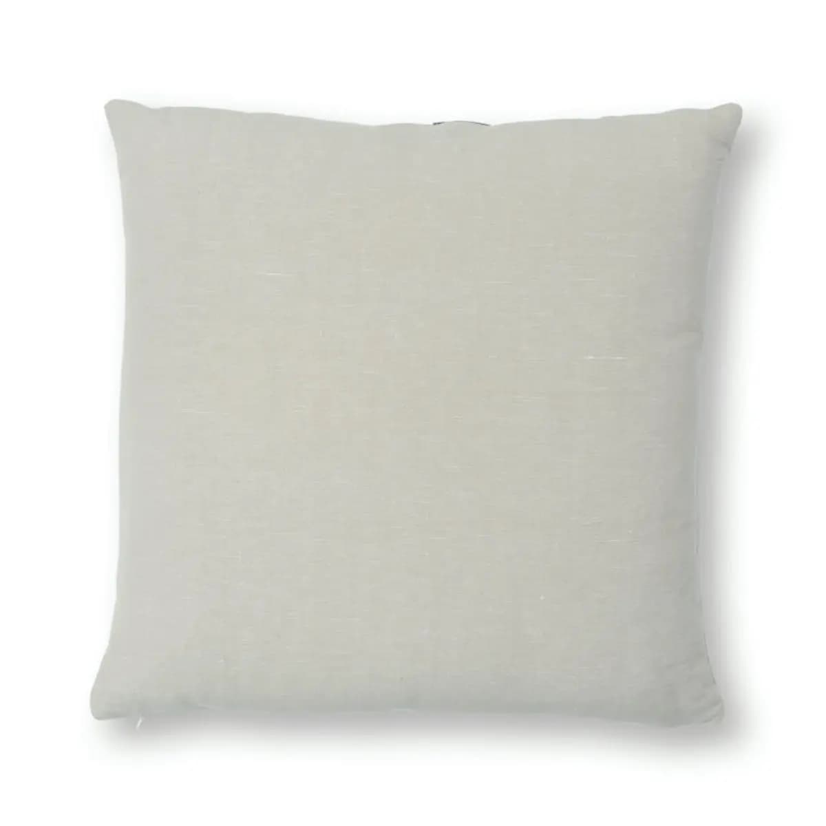 Lolland Linen Stripe Pillow_ GREY SAND