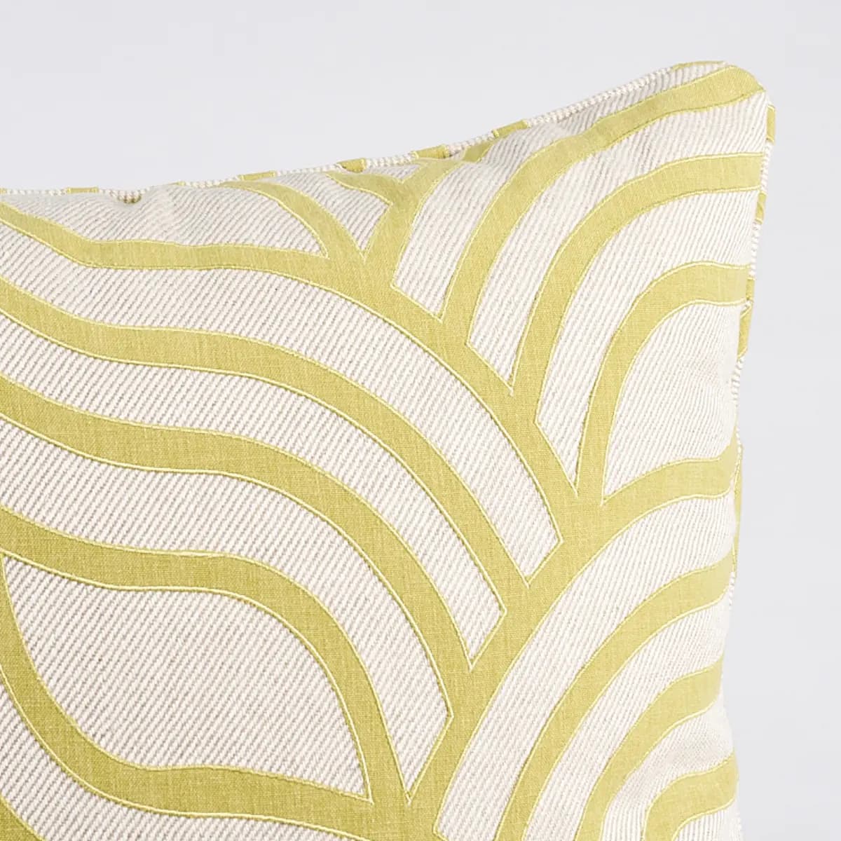 Sangomar Applique Pillow_ CITRON