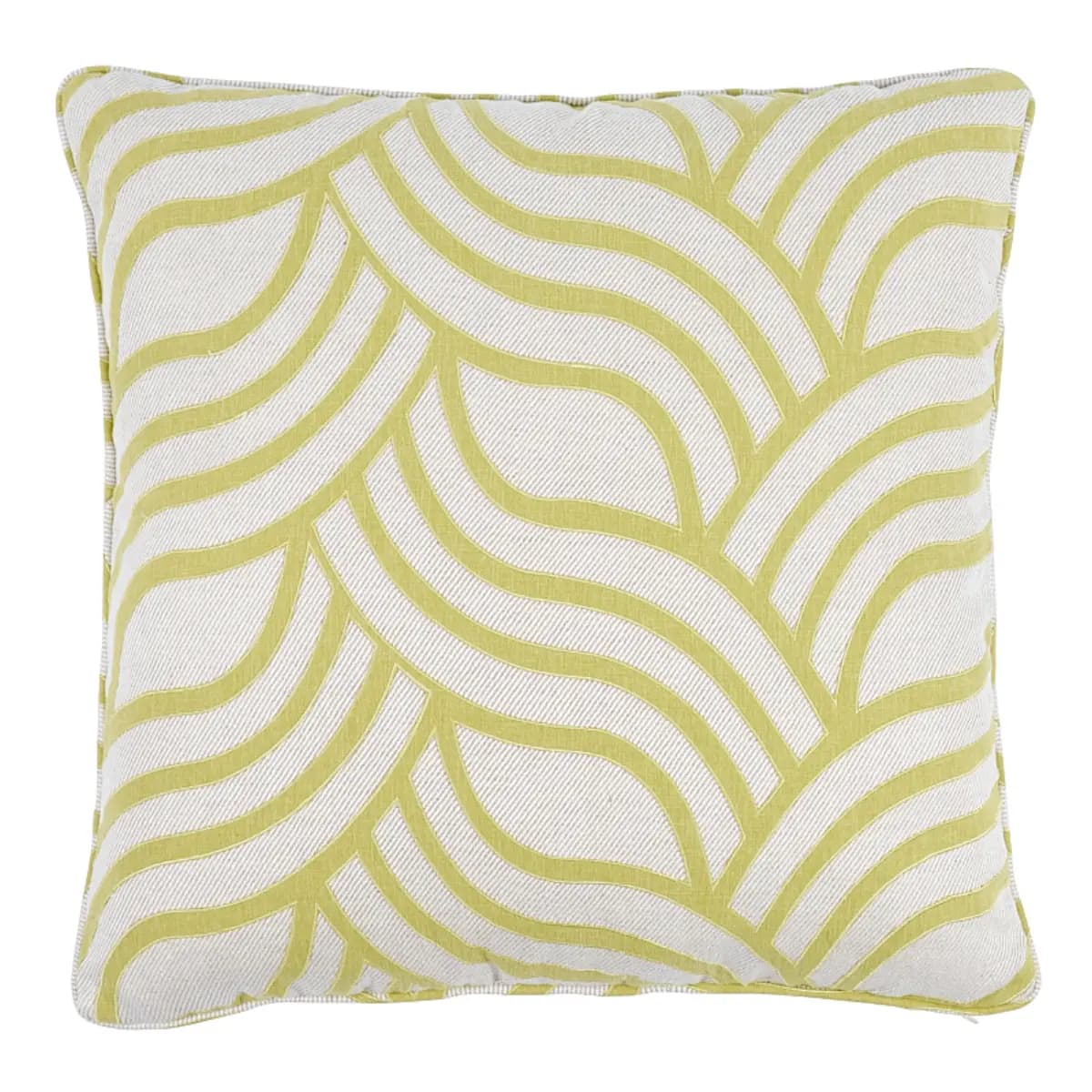 Sangomar Applique Pillow_ CITRON