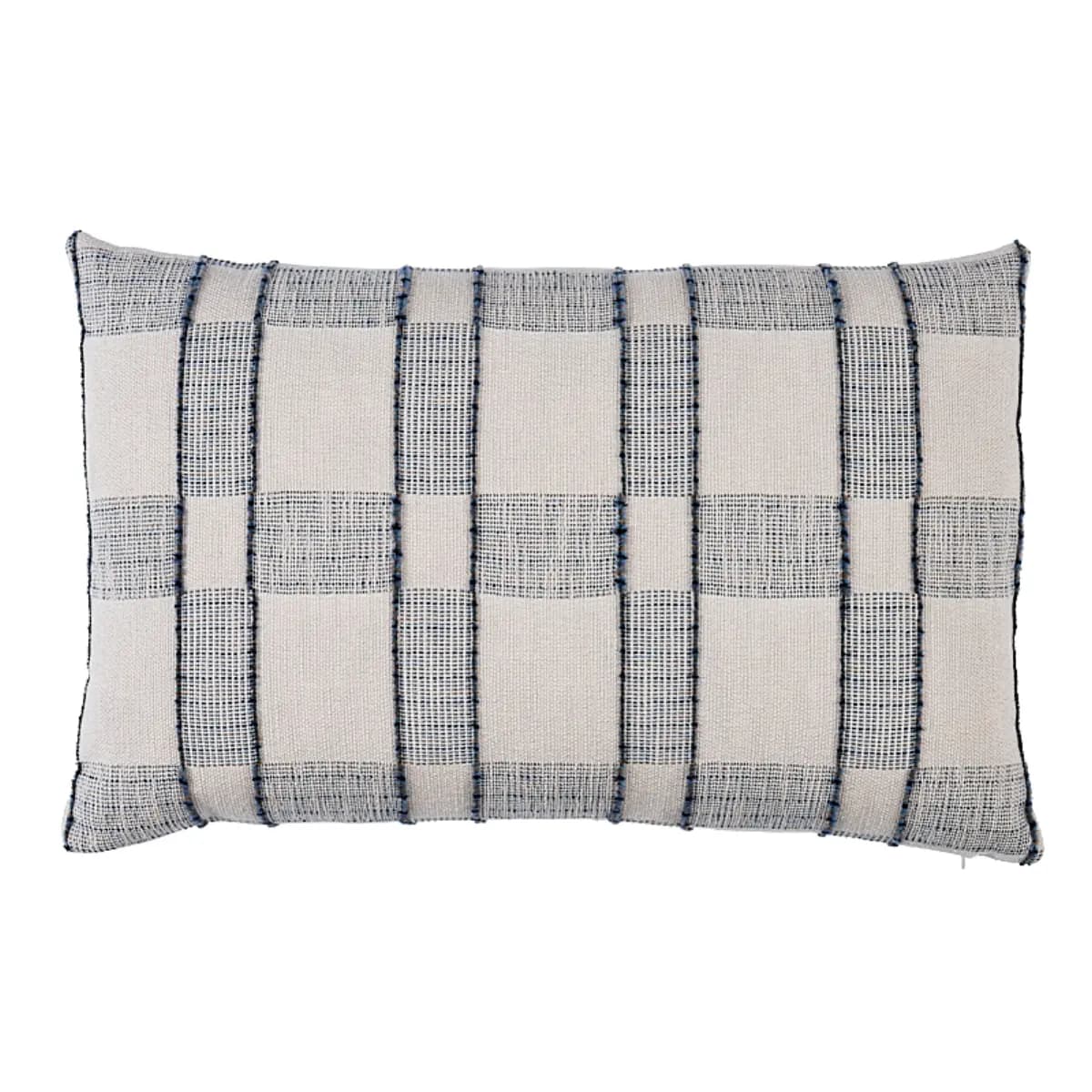 Elko Plaid Pillow_ INDIGO