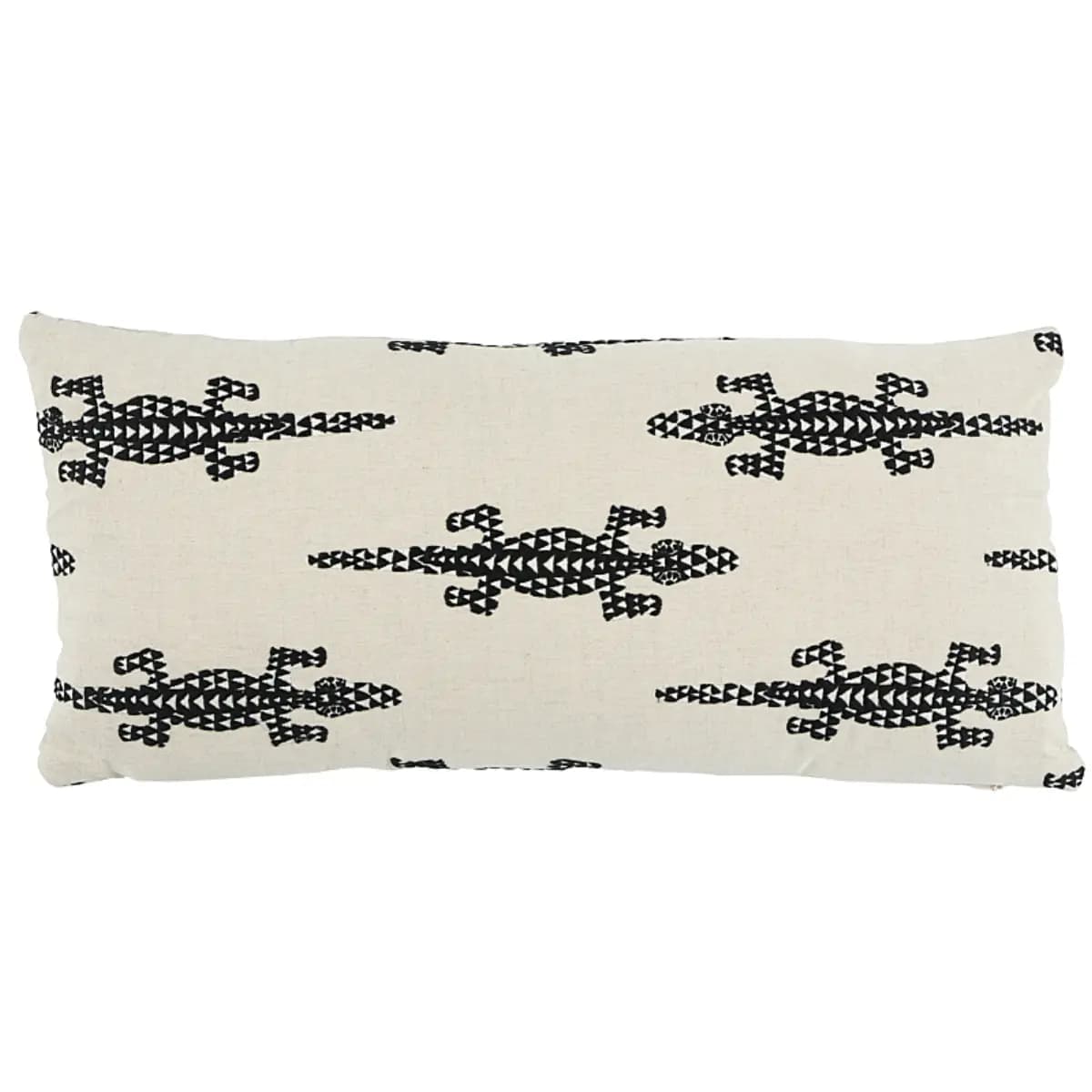 Baracoa Embroidery Pillow_ BLACK