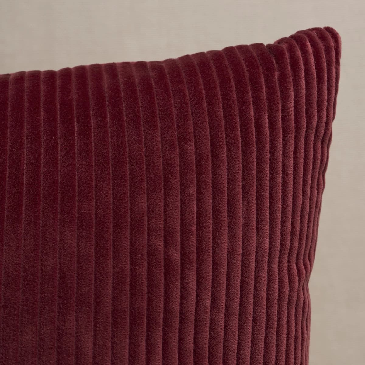 Wyatt Corduroy Pillow_ MERLOT