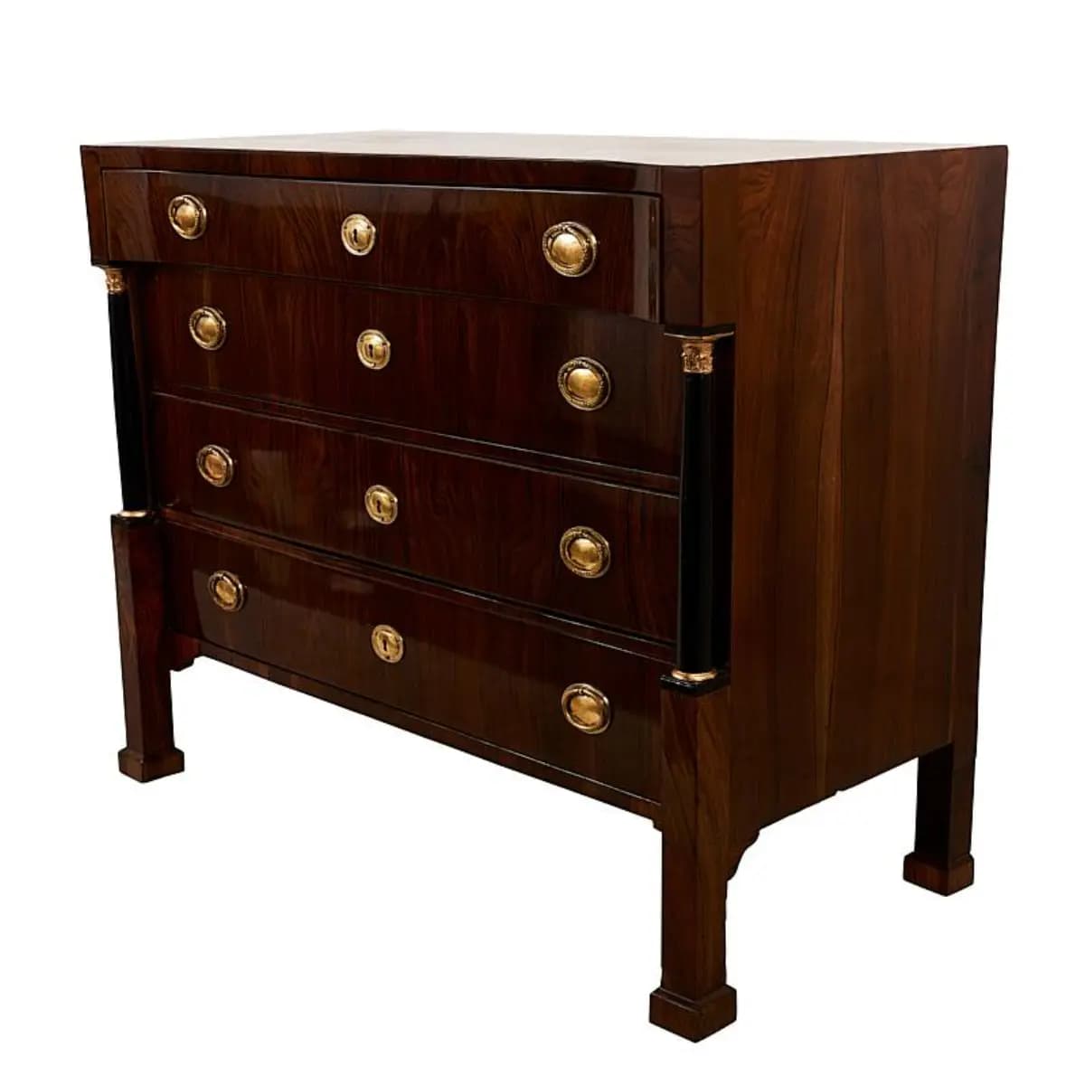 BIEDERMEIER CHEST OF DRAWERS_ null