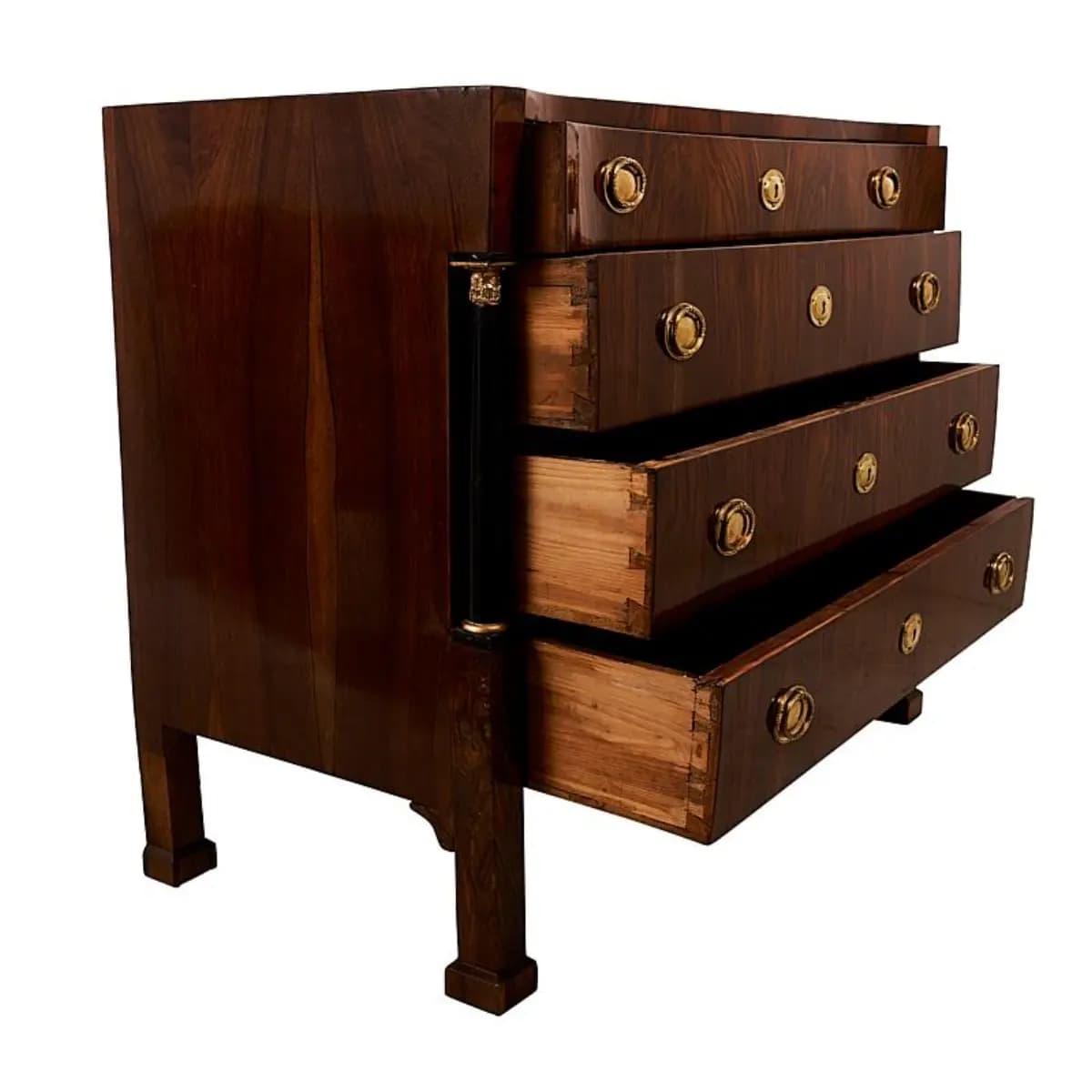 BIEDERMEIER CHEST OF DRAWERS_ null
