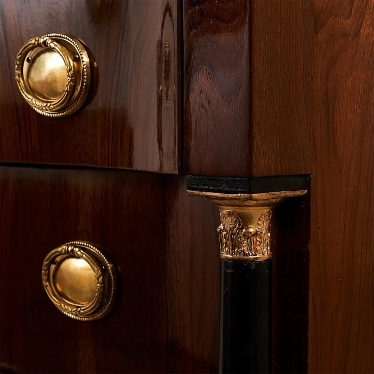 BIEDERMEIER CHEST OF DRAWERS_ null