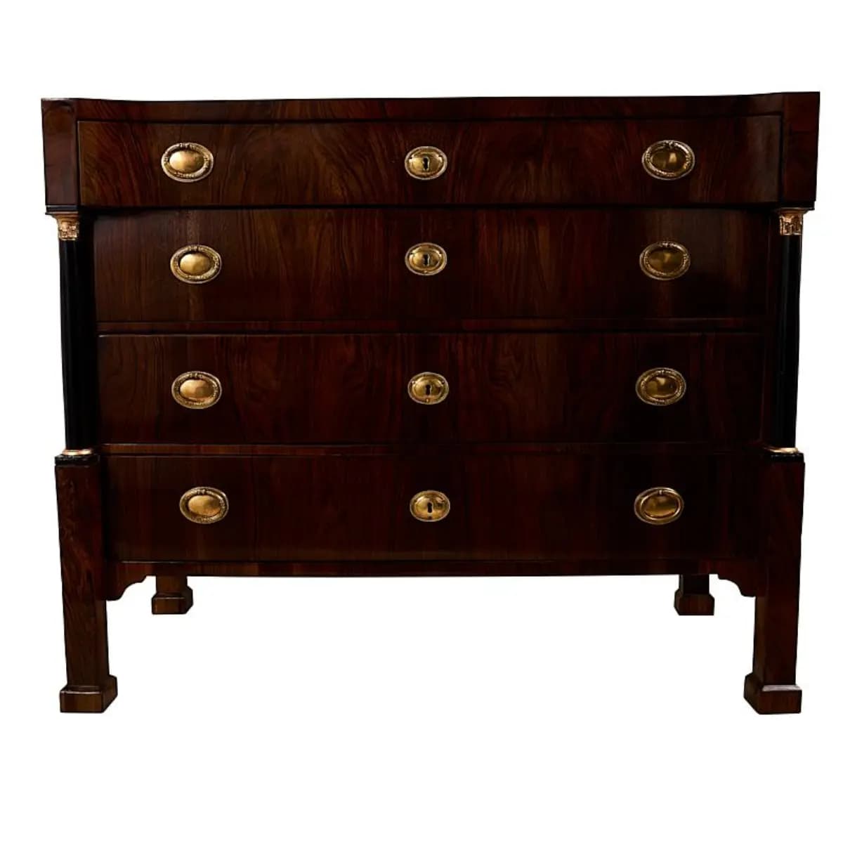 BIEDERMEIER CHEST OF DRAWERS_ null