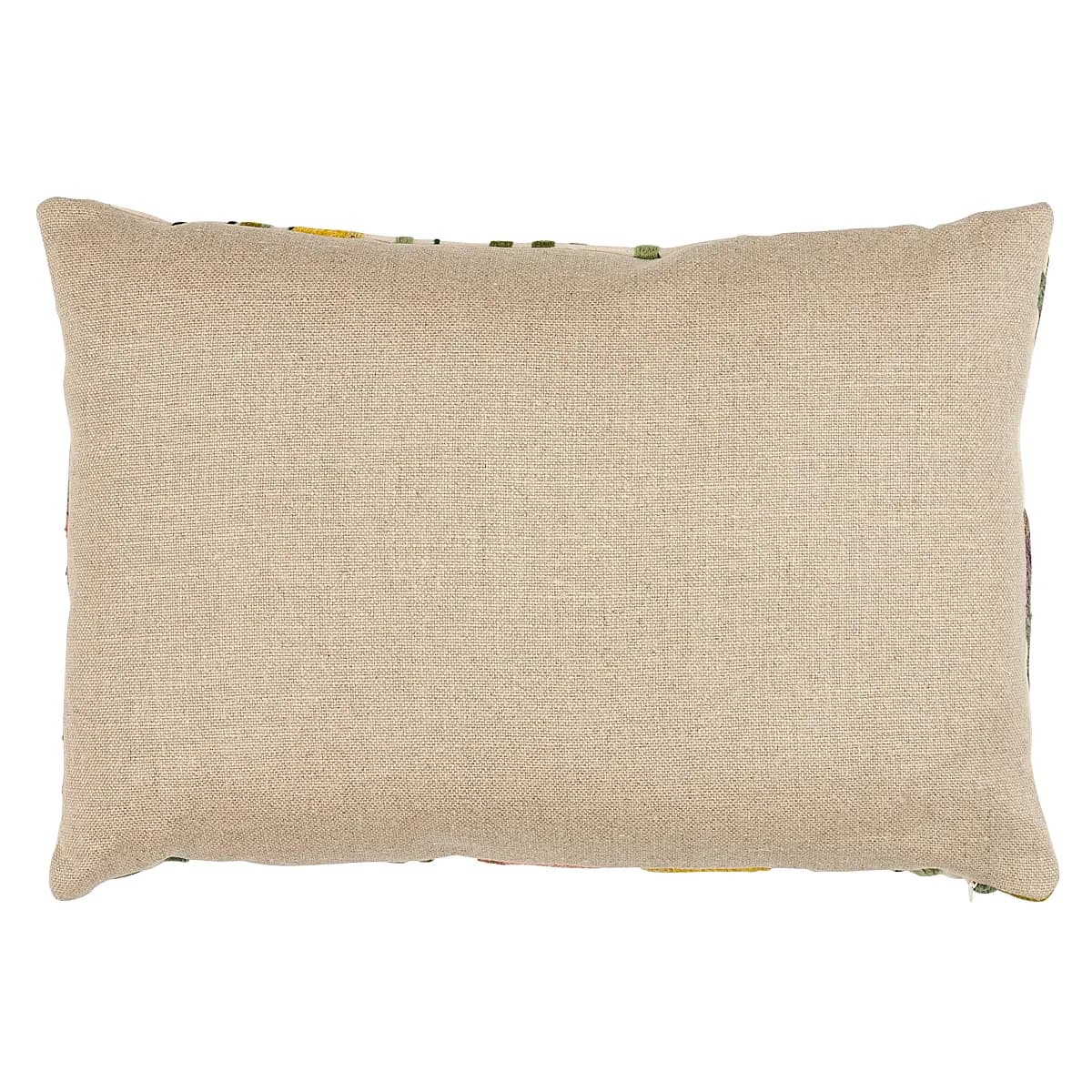 Deco Flower Embroidery Pillow_ MULTI