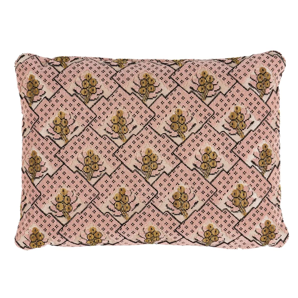 Blair Silk Épinglé Pillow_ WYTHE ROSE