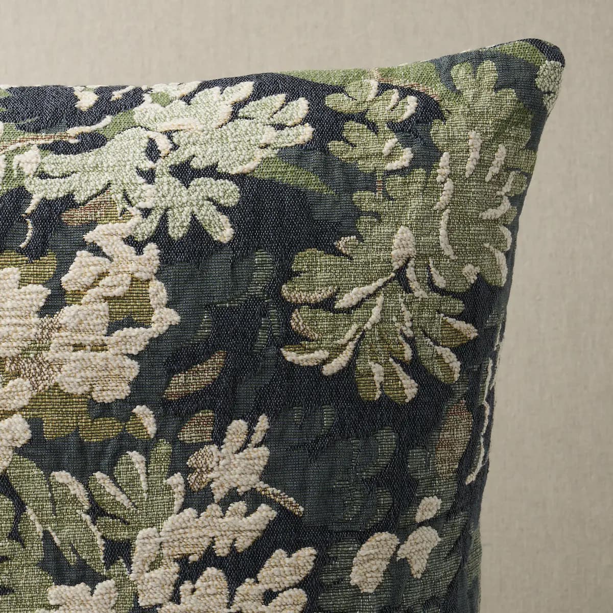 Verdure Tapestry Pillow_ PEACOCK