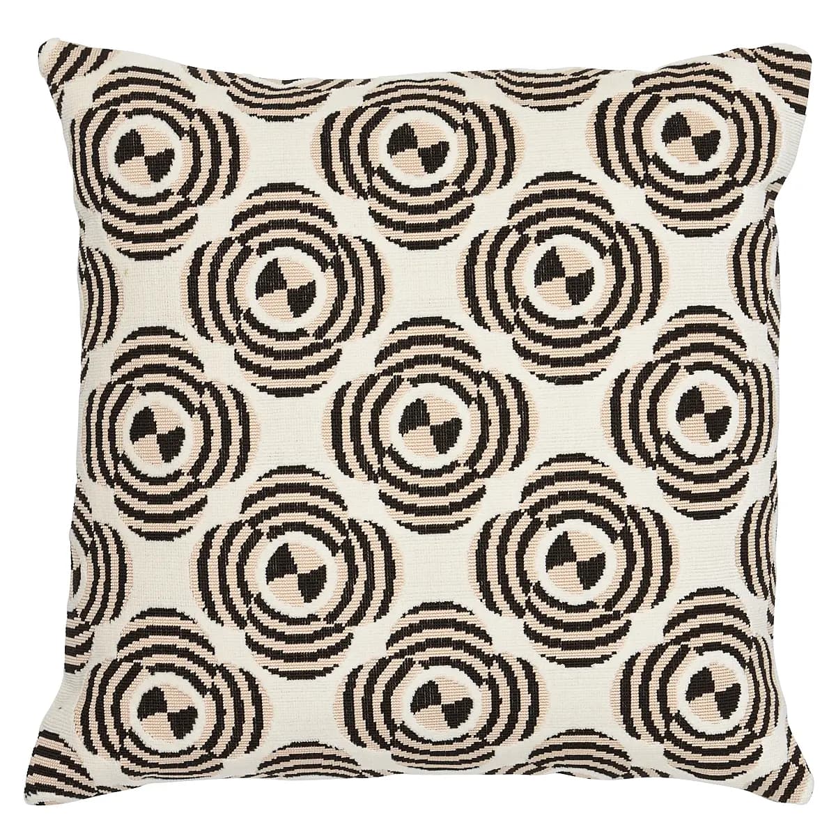 Le Moderne Cut Velvet Pillow_ NEUTRAL