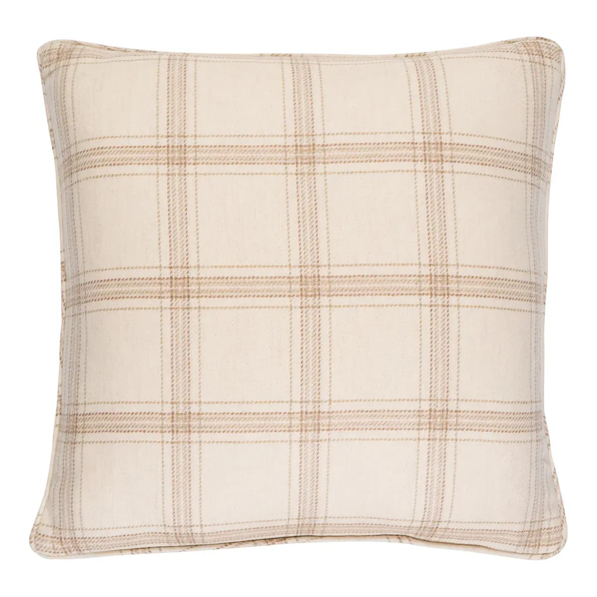 Blackburn Merino Plaid Pillow_ IVORY