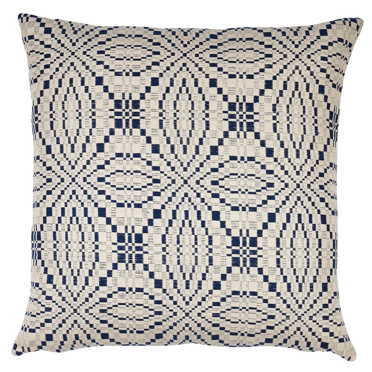 Francestown Coverlet Pillow_ NAVY