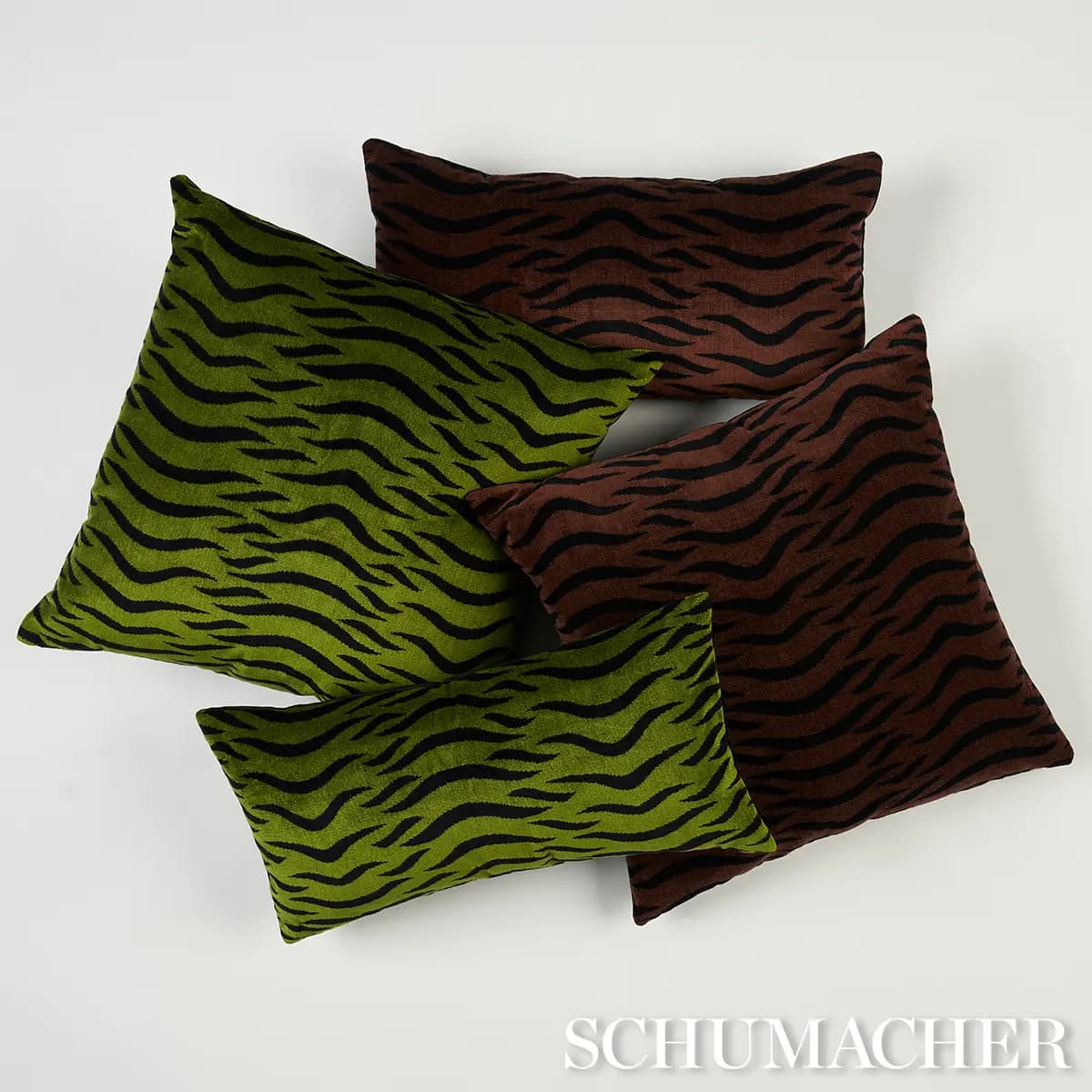 Sabi Tiger Velvet Pillow_ JAVA