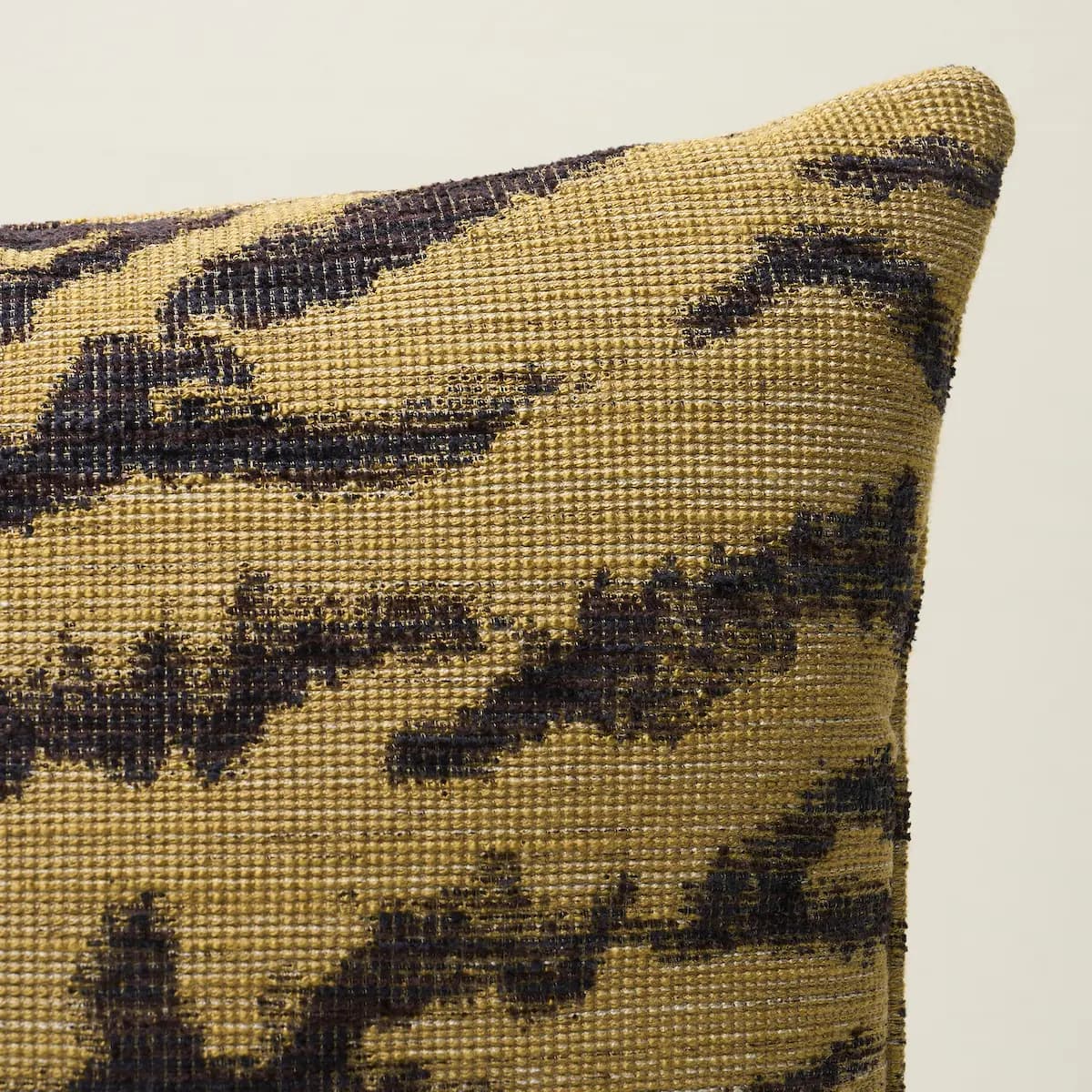 Shivalik Hills Tiger Pillow_ GOLD