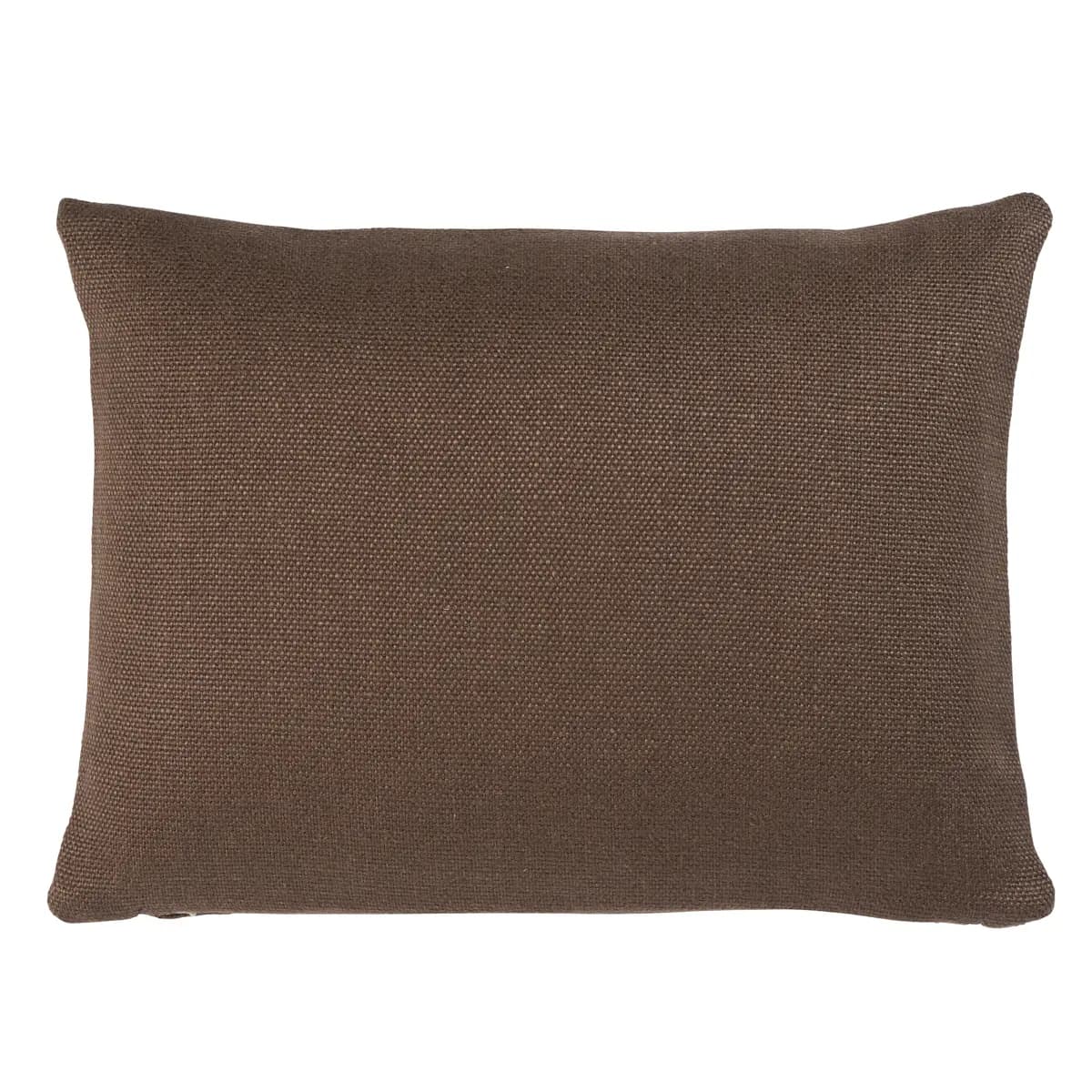 Franc Linen Pillow_ CHOCOLATE