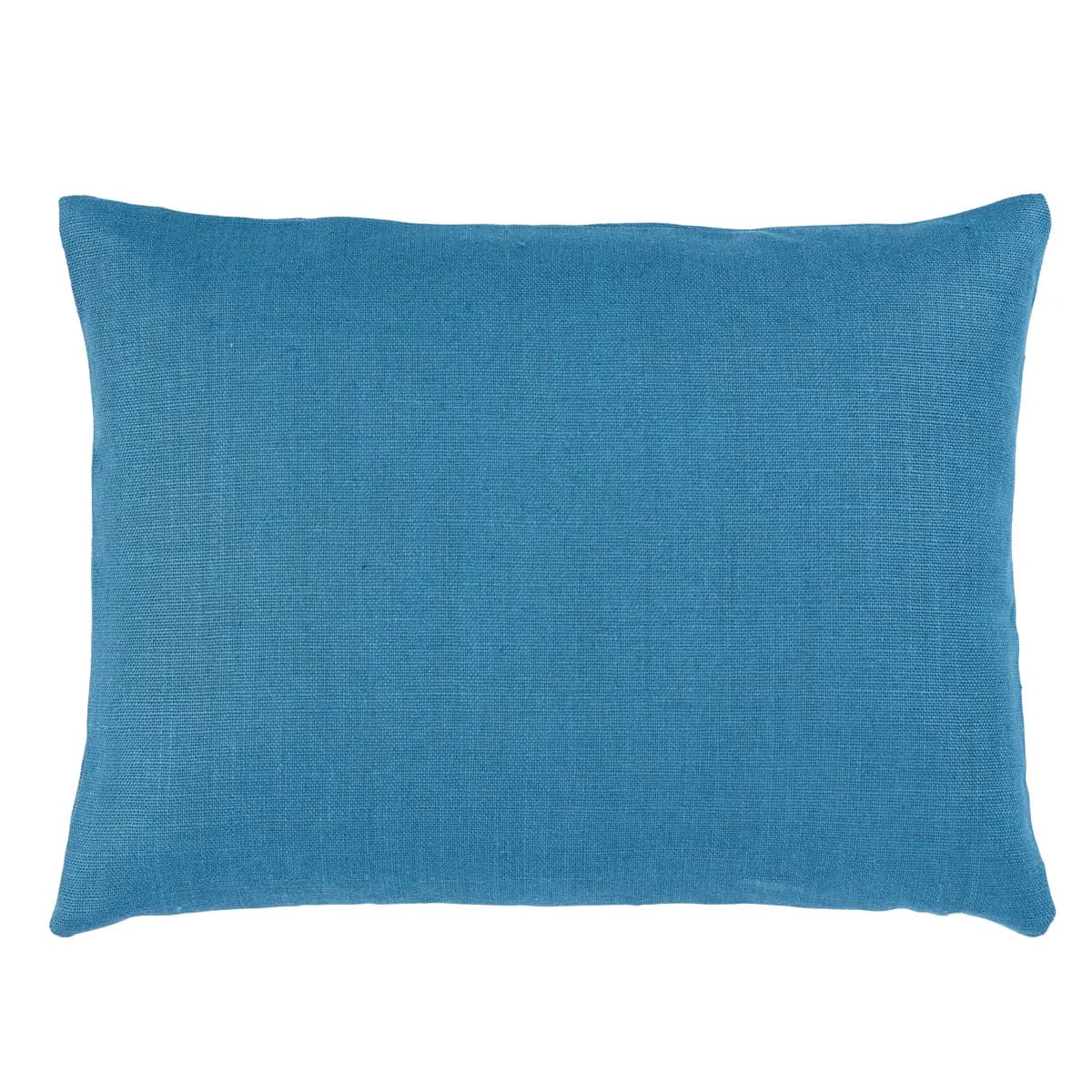 Leo Glazed Linen Pillow_ PEACOCK
