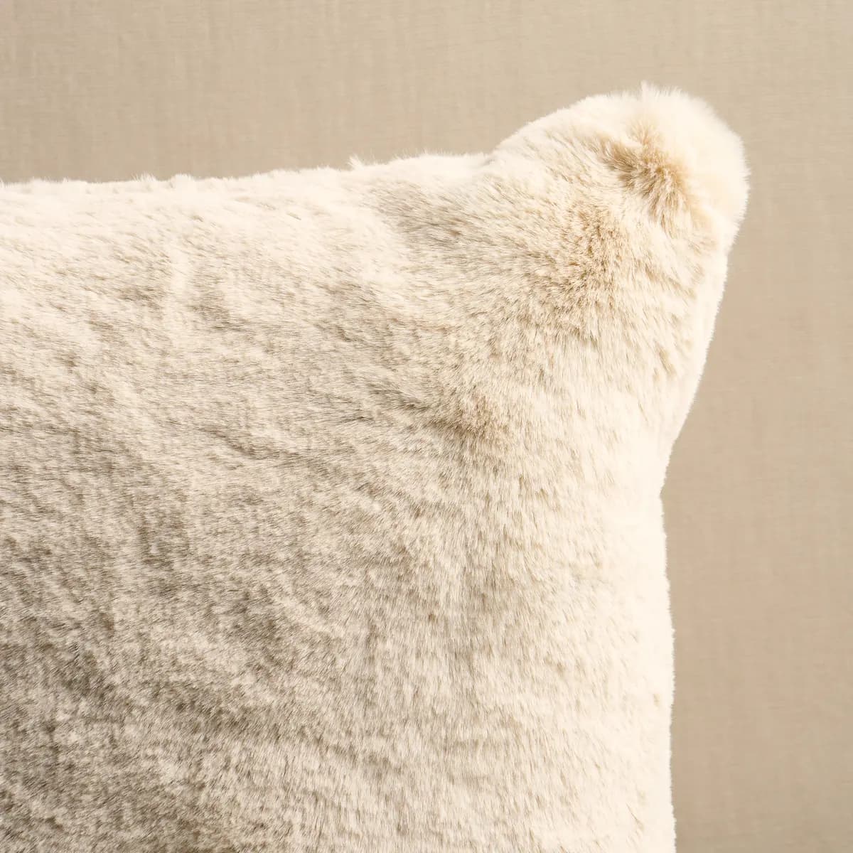 Timberline Faux Fur Pillow_ BIRCH