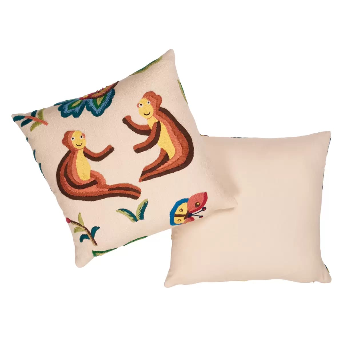 Spotswood Crewel Pillow C_ PARADISE
