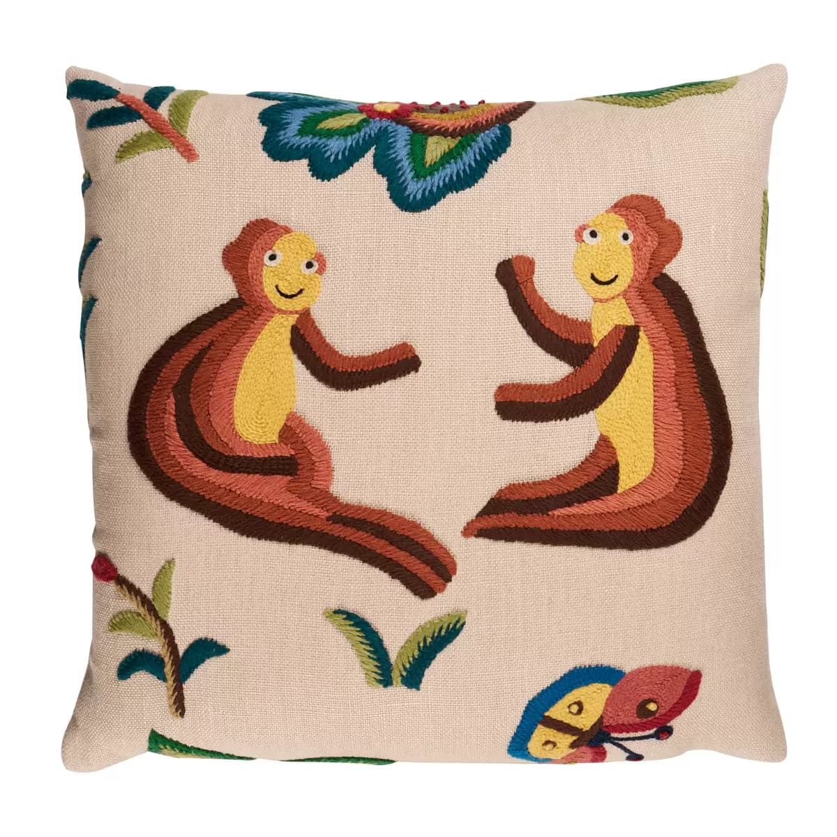 Spotswood Crewel Pillow C_ PARADISE