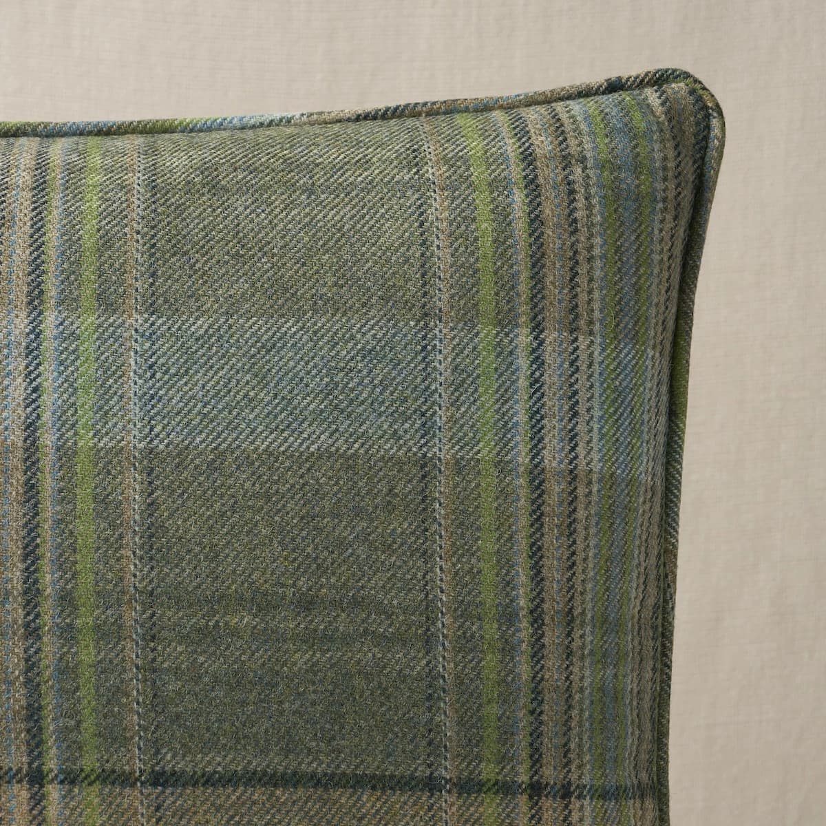 Campbell Plaid Pillow_ FOREST