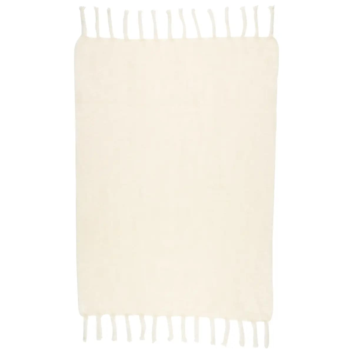 Rauma Mohair Throw_ IVORY