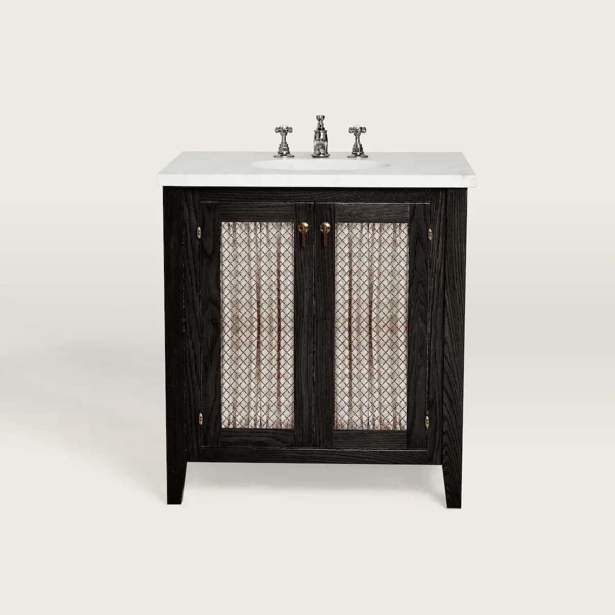 Anna Vanity with Curtain_ EBONY