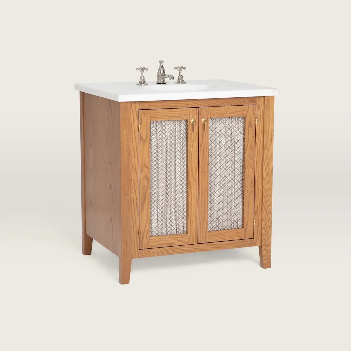 Anna Vanity with Curtain_ WINDSOR OAK