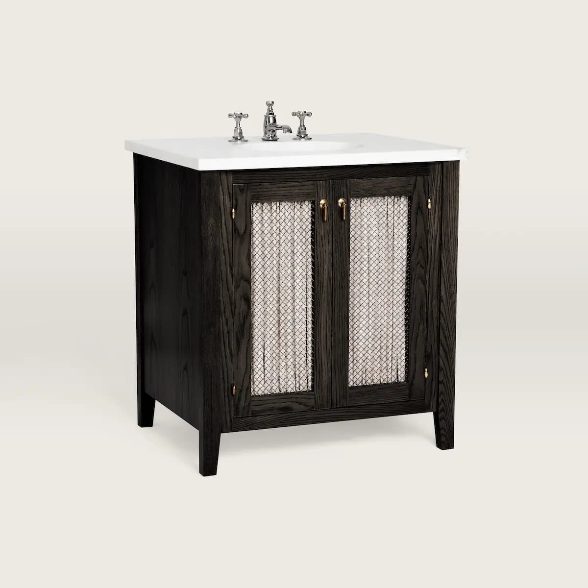 Anna Vanity with Curtain_ EBONY