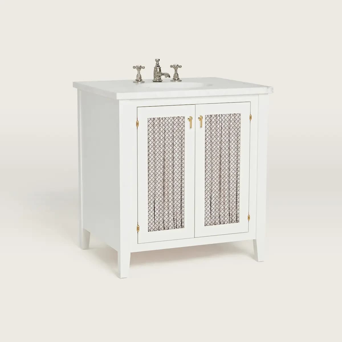 Anna Vanity with Curtain_ WHITE