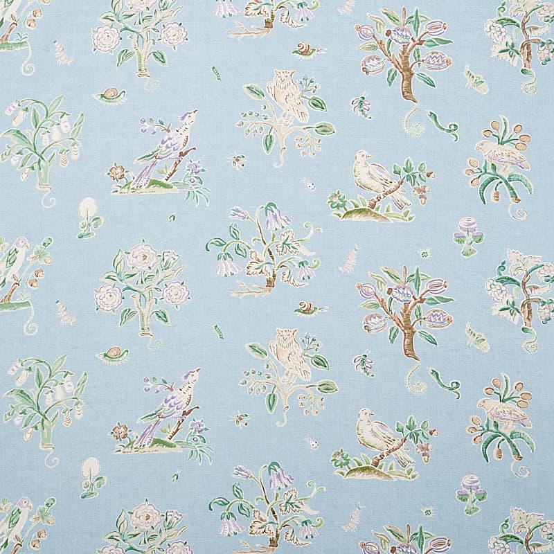 Magical Menagerie - Sky Fabrics | Schumacher