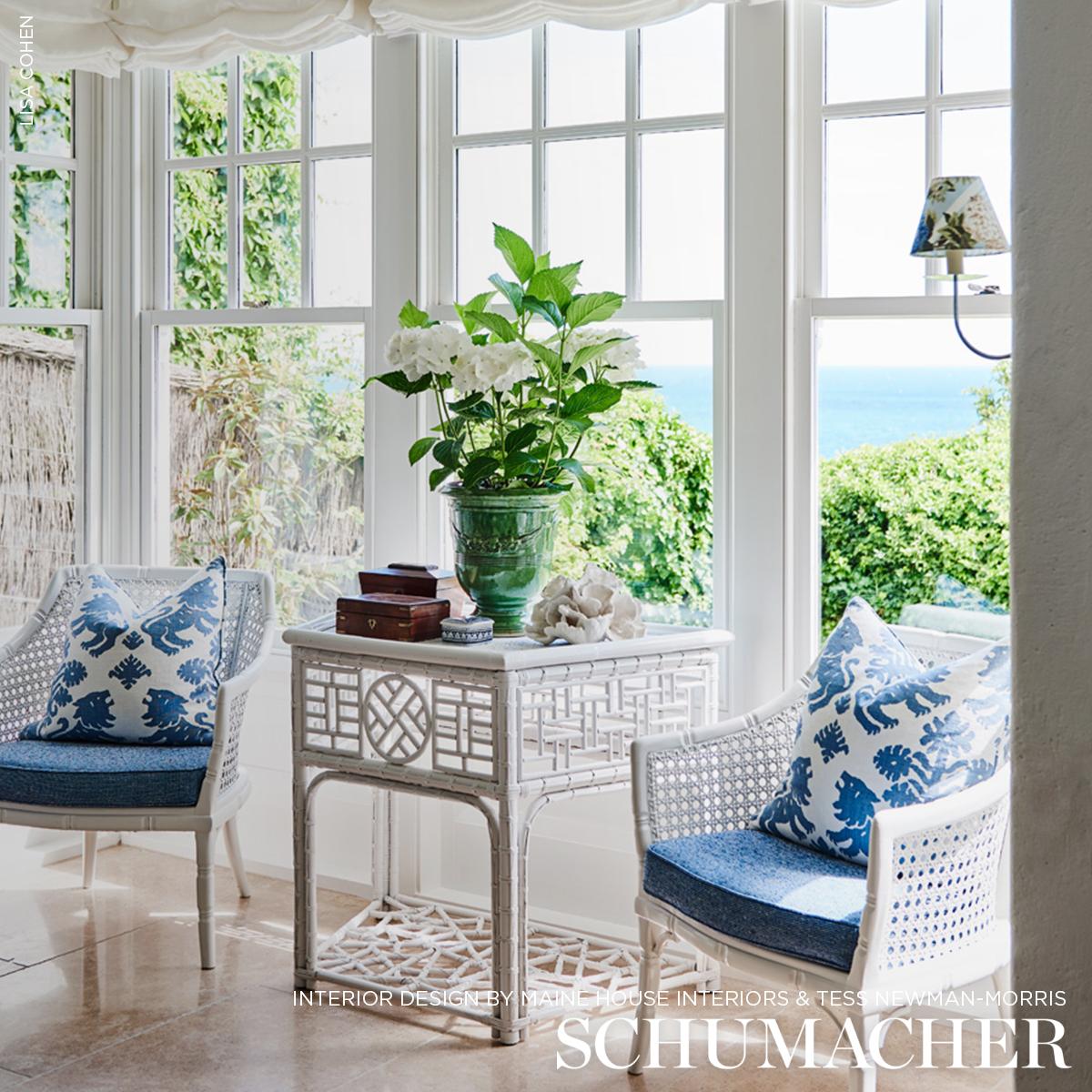 Regalia Navy Fabrics Schumacher