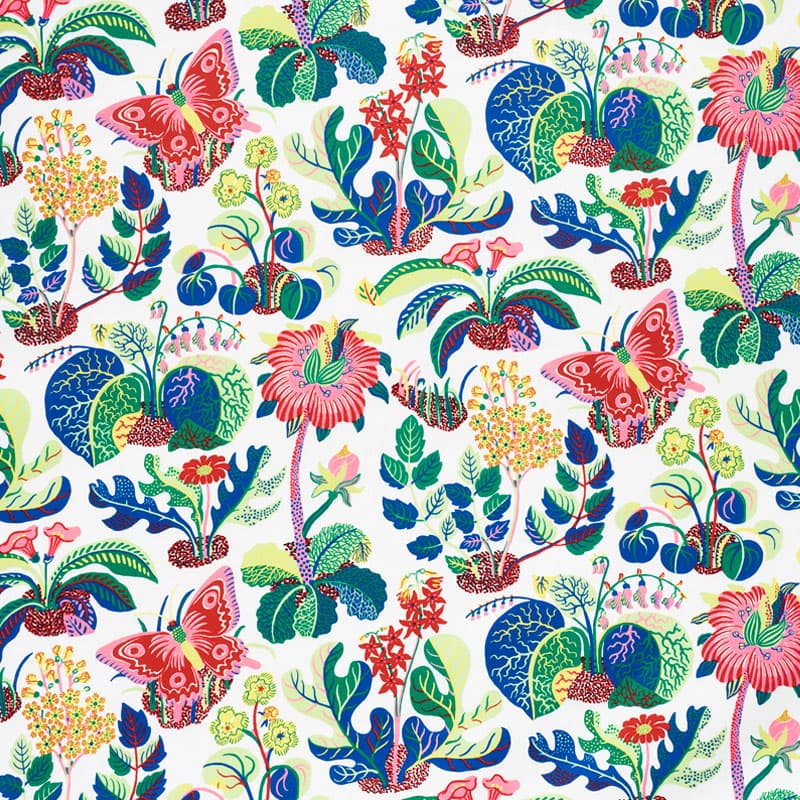 Exotic Butterfly Indoor/Outdoor - Spring Fabrics | Schumacher