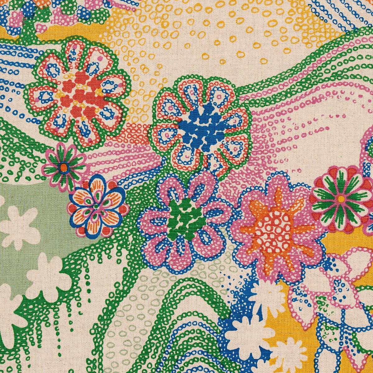 Daisy Chain Light Multi Fabrics Schumacher