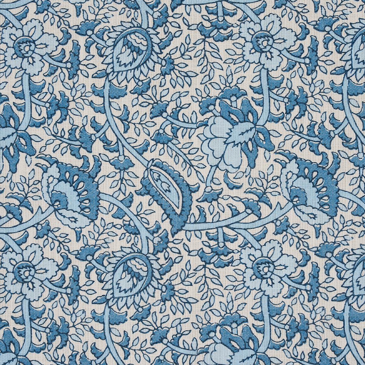 Daisy Indoor/Outdoor - Indigo Fabrics | Schumacher