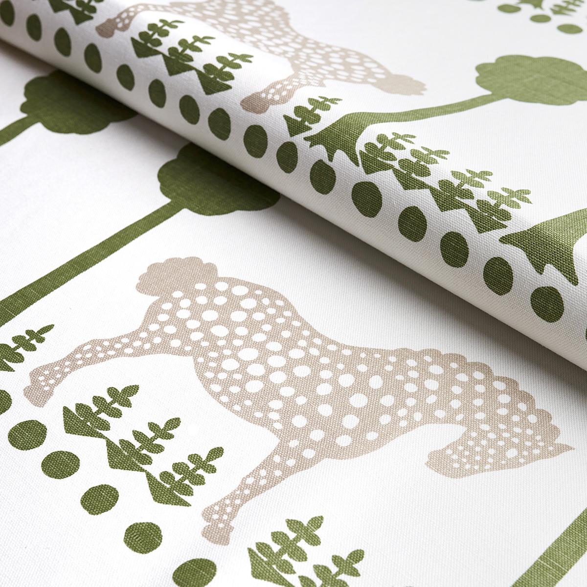 Polka Dot Pony - Olive Fabrics | Schumacher