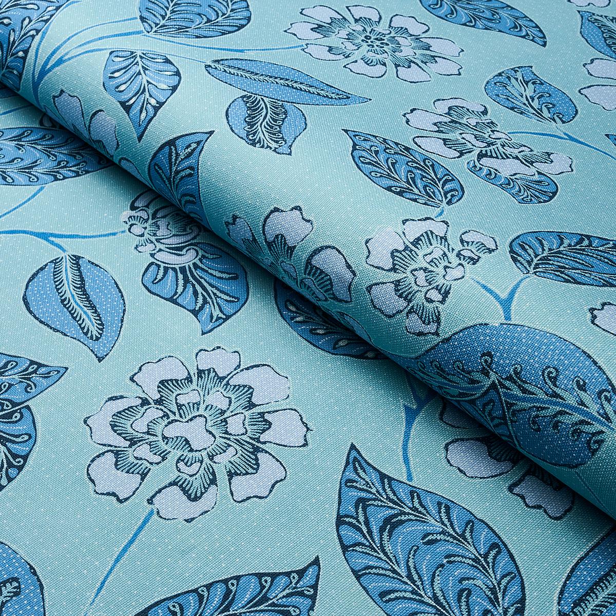 Kava Cay Indoor/Outdoor - Blues Fabrics | Schumacher