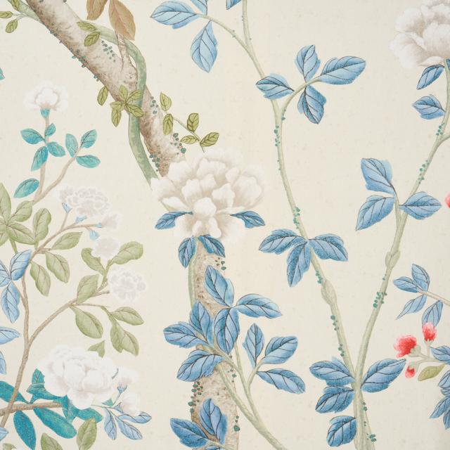 Madame De Pompadour Panel - Alabaster Fabrics | Schumacher