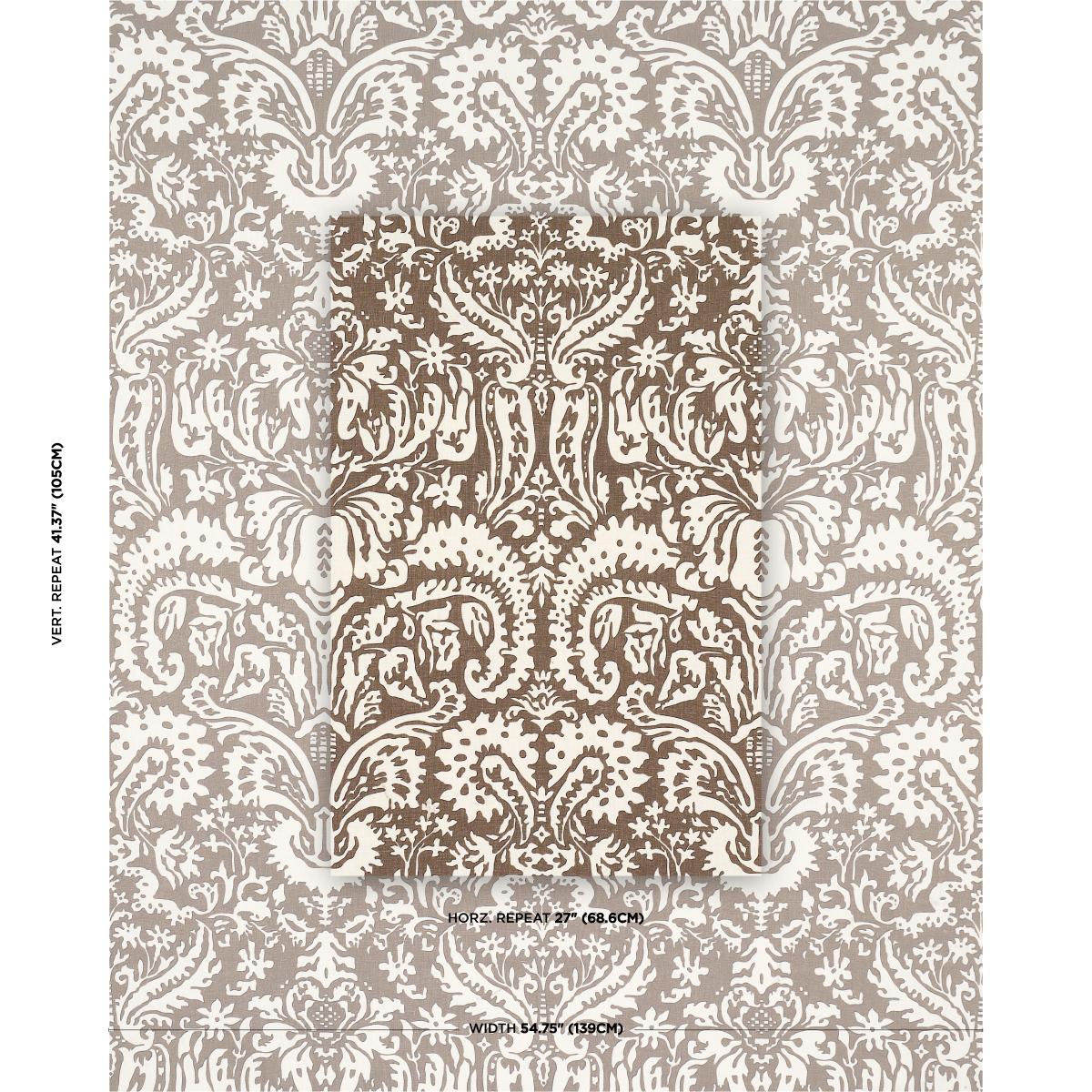 SUFFOLK DAMASK_BROWN