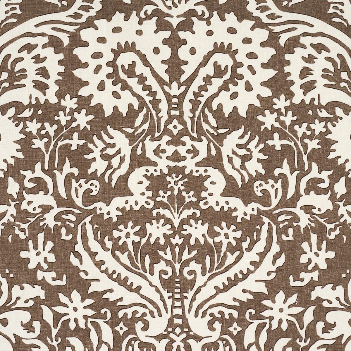 SUFFOLK DAMASK_BROWN