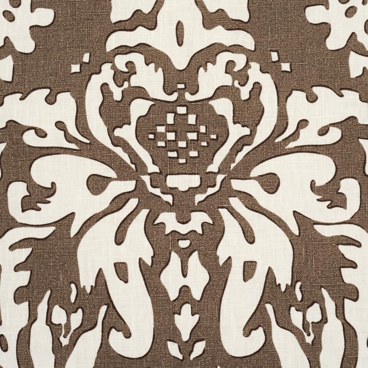 SUFFOLK DAMASK_BROWN