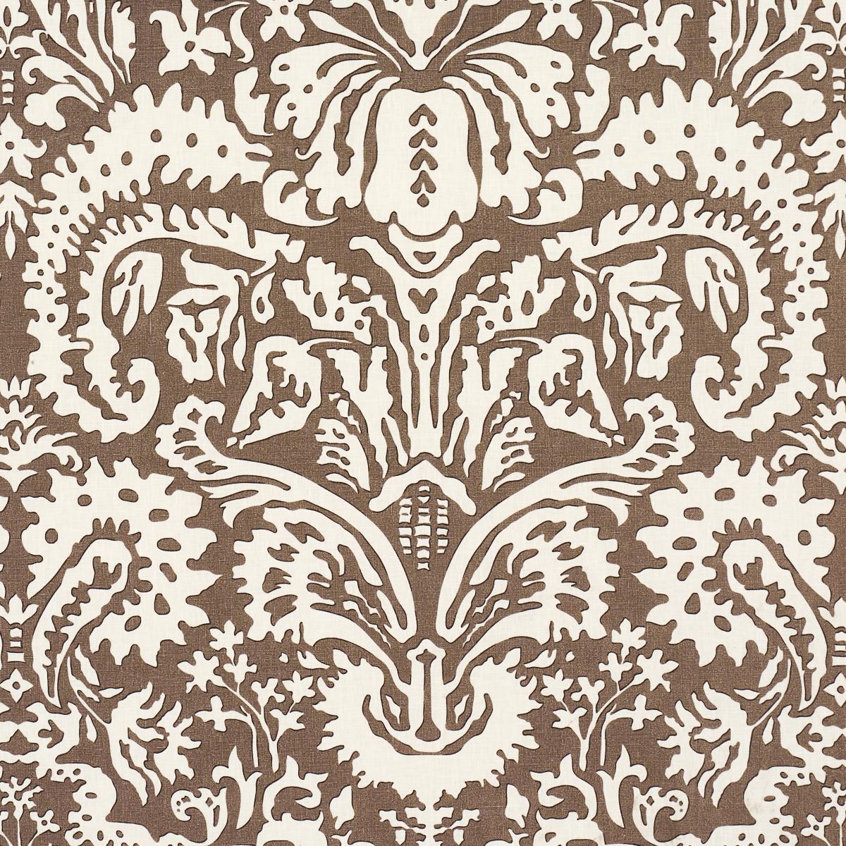 SUFFOLK DAMASK_BROWN