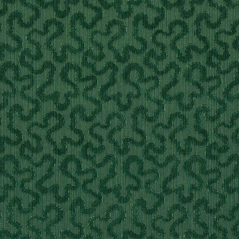 Vermicelli Velvet Emerald Fabrics Schumacher