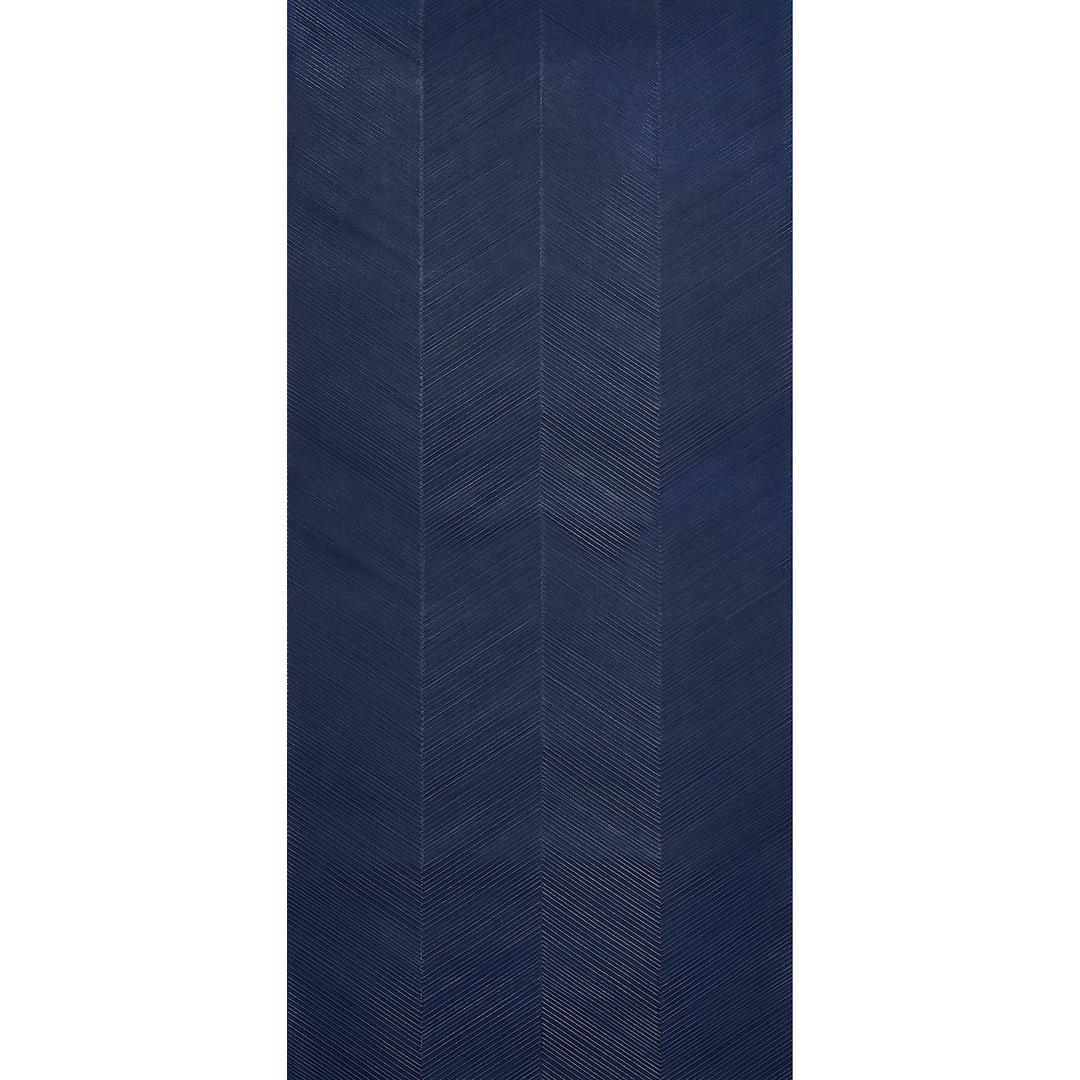 Chevron Texture Midnight Blue Wallpapers Schumacher