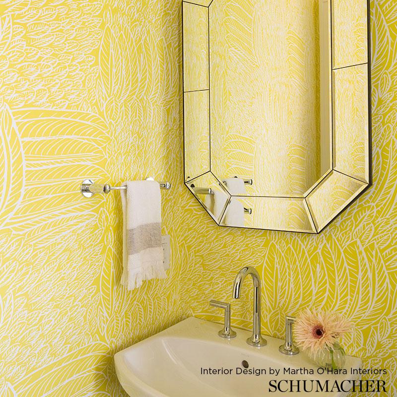 Featherfest - Natural Wallpapers | Schumacher