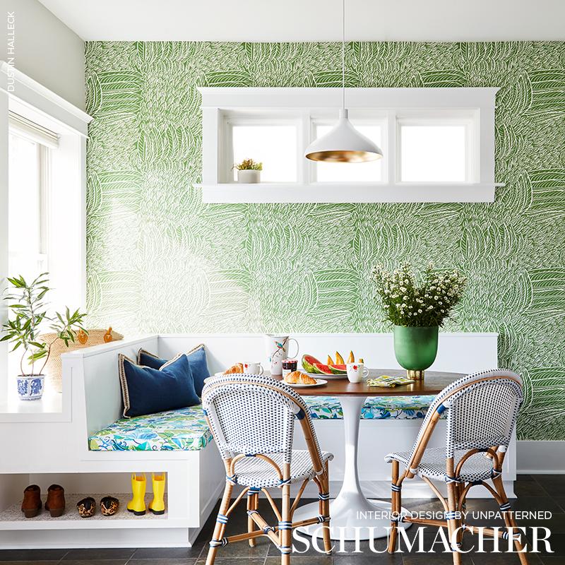 Featherfest - Leaf Wallpapers | Schumacher