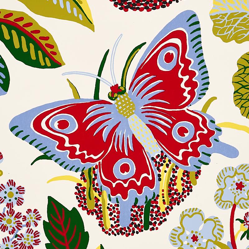 Exotic Butterfly - Multi Wallpapers | Schumacher