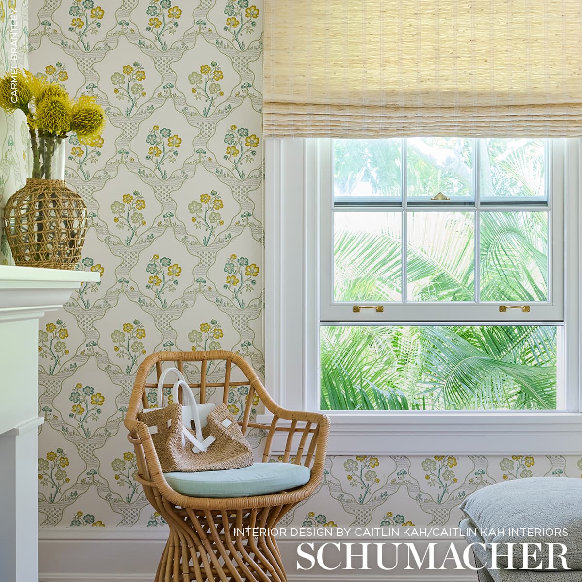 Marella - Leaf Wallpapers | Schumacher