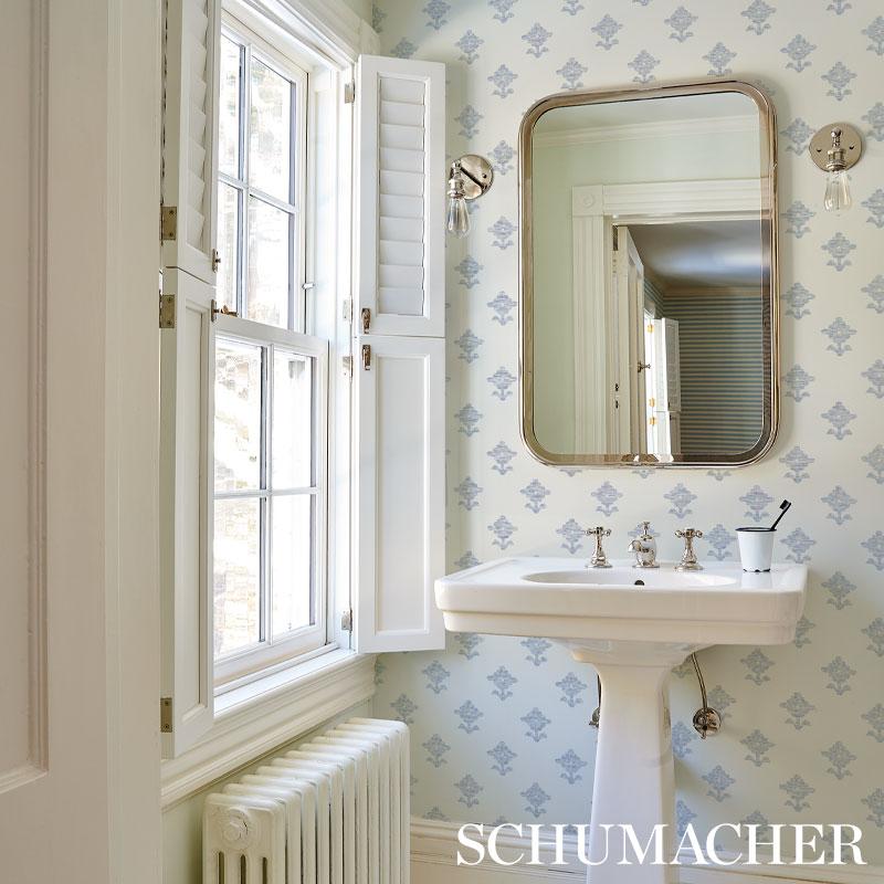 Rubia - Blue Wallpapers | Schumacher