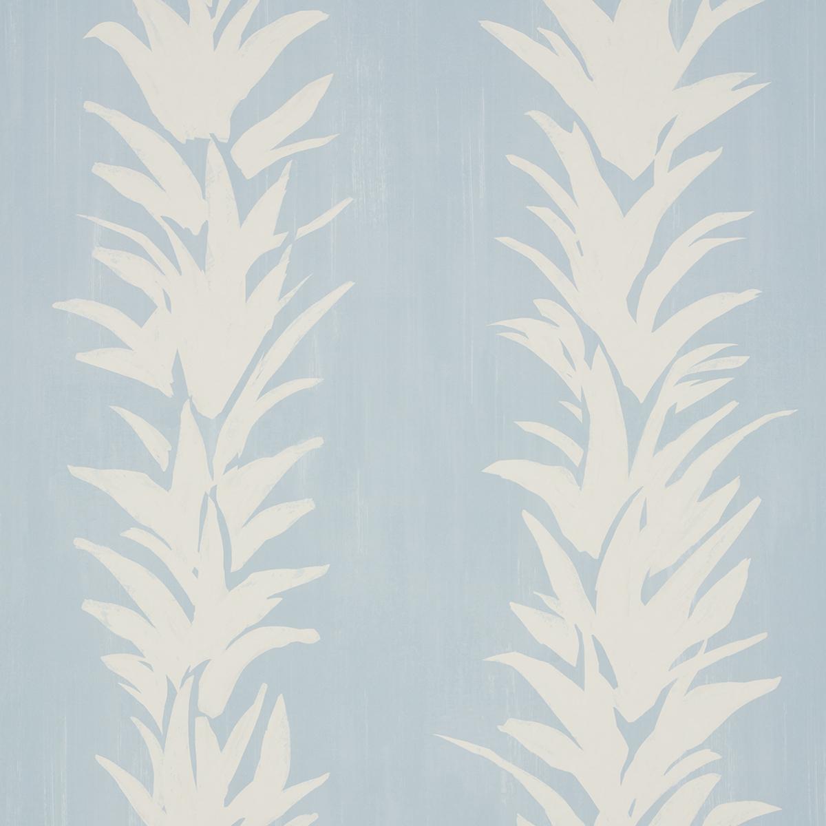 White Lotus - Soft Blue Wallpapers | Schumacher